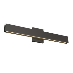 Visual Comfort Modern - 700BCBAU24B-LED930-277 - LED Bath - Bau - Nightshade Black