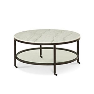 Bassett Mirror Company - 1112-LR-120 - Cocktail Table - Whitman - White