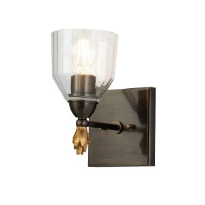 Lucas + McKearn - BB1000DB-1-F1G - One Light Wall Sconce - Felice - Dark Bronze