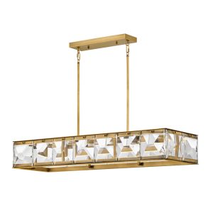 Fredrick Ramond - FR30106HBR - LED Linear Pendant - Jolie - Heritage Brass