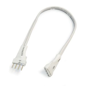Nora Lighting - NAHO-606W - 6" Interconnection Cable For 24V LED High Output Tape Light - Ho & Hb Tape Accessory - White