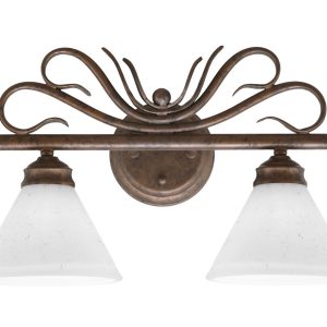 Toltec Lighting - 102-BRZ-312 - Two Light Bath Bar - Swan - Bronze