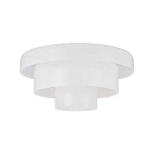 Hudson Valley - 1008-AGB - One Light Flush Mount - Port Richmond - Aged Brass