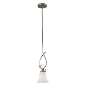 Atlas - 1001PS/20 - One Light Mini Pendant - Brighton - Brushed Nickel