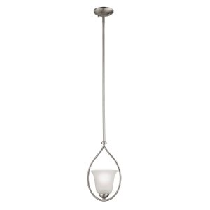 Atlas - 1201PS/20 - One Light Mini Pendant - Conway - Brushed Nickel