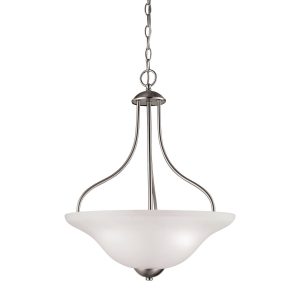 Atlas - 1203PL/20 - Three Light Pendant - Conway - Brushed Nickel