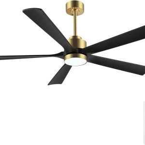 Brio Lighting - AB511 - 60"Ceiling Fan - Gold