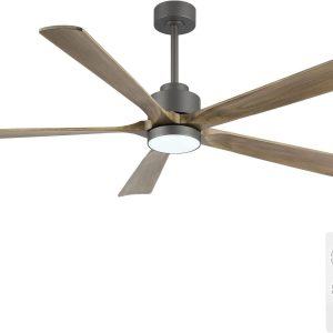 Brio Lighting - AB513 - 60"Ceiling Fan - Charcoal