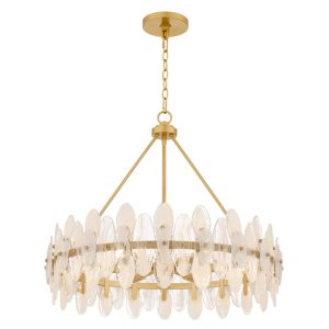 Quoizel - ABI2828BRG - Six Light Pendant - Abigail - Brushed Gold
