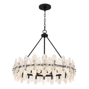 Quoizel - ABI2828MBK - Six Light Pendant - Abigail - Matte Black