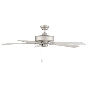 RP Lighting + Fans - 1017W-BP-BP - 52" Ceiling Fan - Velbreeze - Brushed Pewter