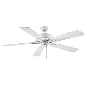 RP Lighting + Fans - 1017W-MWW-MWW - 52" Ceiling Fan - Velbreeze - Matte White