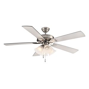 RP Lighting + Fans - 1033BN-BN-L - 52" Ceiling Fan - Calivane - Brushed Nickel