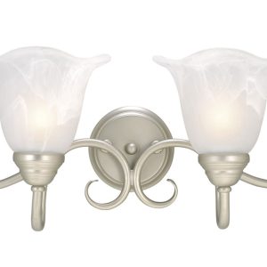 Vaxcel - BL-VLD002BN - Two Light Vanity - Bella - Brushed Nickel