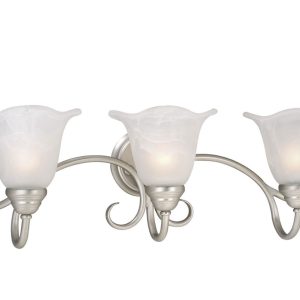 Vaxcel - BL-VLD003BN - Three Light Vanity - Bella - Brushed Nickel
