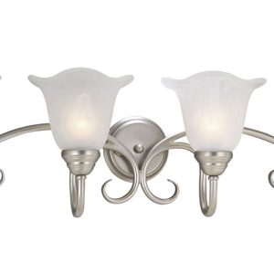 Vaxcel - BL-VLD004BN - Four Light Vanity - Bella - Brushed Nickel