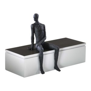 Cyan - 01902 - Sculpture - Posing Man - Old World