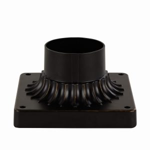 Trans Globe Imports - 100 ROB - Pier Base - Outdoor - Rubbed Oil Bronze