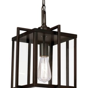 Trans Globe Imports - 10210 ROB - One Light Pendant - Eastwood II - Rubbed Oil Bronze
