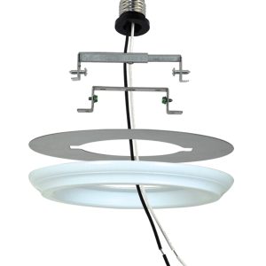 Westinghouse Lighting - 0101100 - Recessed Light Converter - Adjustable Bar - Recessed Light Converter - White