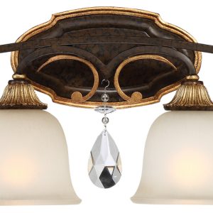 Metropolitan - N1464-652 - Four Light Bath - Chateau Nobles - Raven Bronze With Sunburst Gold Leaf Highlights