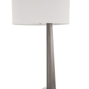 Nova Lighting - 1010948 - Table Lamp - Ash Gray/Charcoal Gray/Brushed Nickel