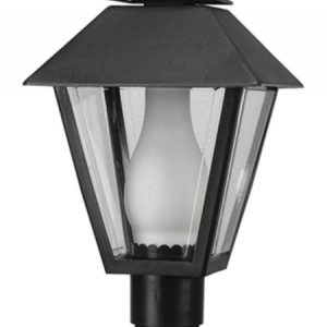 Wave Lighting - 112-LR12W - One Light Post Mount - LED Colonial - Black