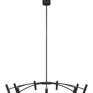 Visual Comfort Modern - 700ARL40B-LED930 - LED Chandelier - Aerial - Matte Black