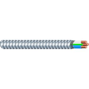 Southwire 12-2 w/ Ground MC Solid BK/WH/GN Alu Armor 1000'