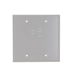 Hubbell HBL 2G Weatherproof Blank Cover Gray
