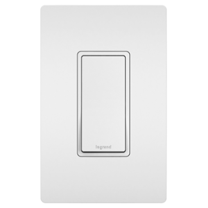 Pass & Seymour Radiant Switch 1P 15A 120/277V WH