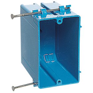 ABB (Thomas & Betts) 1G PVC Blue Nailbox 22cuin