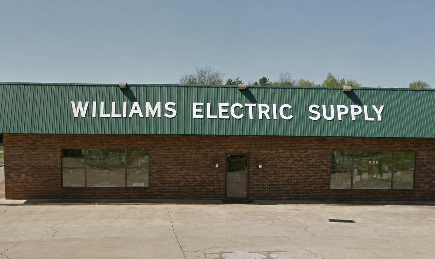 Williams Electric Supply storefront in Greeneville, Tennessee