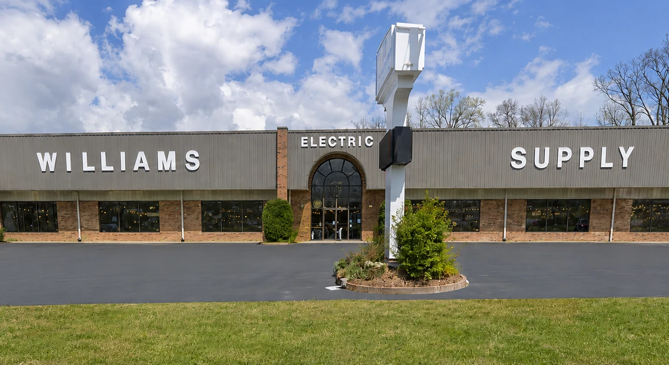 Williams Electric Supply flagship storefront in Johnson City, Tennessee